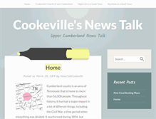 Tablet Screenshot of cookevillesnewstalk.com